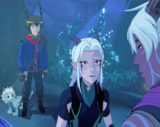 The-Dragon-Prince-fantasy-series-characters-paint-by-numbers
