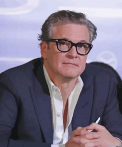 Colin Firth Actor Tribute Paint By Numbers
