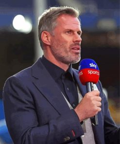 Jamie Carragher Soccer Legend Paint By Numbers