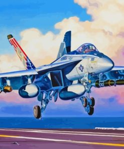 Super Hornet Fighter Jets Paint By Numbers