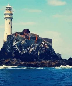 Fastnet Lighthouse Seascape Paint By Numbers
