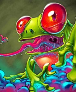 Colorful Frog Paint By Numbers