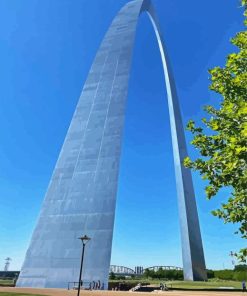 Gateway Arch Missouri Paint By Numbers