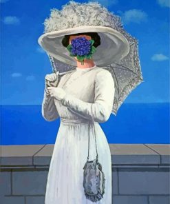 Rene Magritte Woman Paint By Numbers