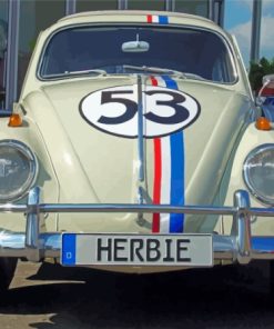Herbie Volkswagen Beetle Paint By Numbers