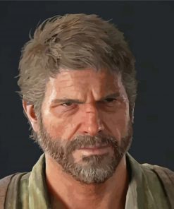 Joel The Last Of Us Art Paint By Numbers