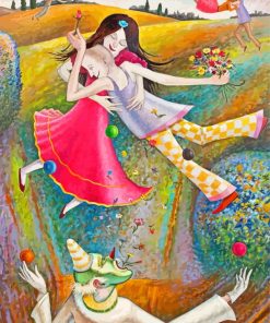 The Love Juggler Art Paint By Numbers