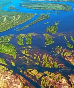 Lower Zambezi Landscape Paint By Numbers