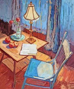 Vintage Old Chair Paint By Numbers