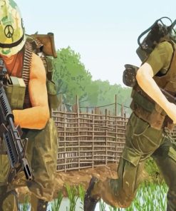 The Rising Storm Video Game Paint By Numbers