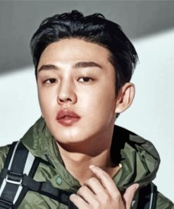 Yoo Ah in Celebrity Paint By Numbers