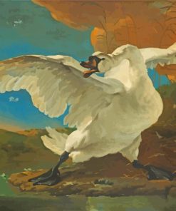 Jan Asselyn's Swan Masterpiece Paint By Numbers