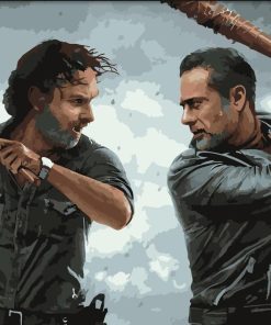 Walking Dead Scene Paint By Numbers