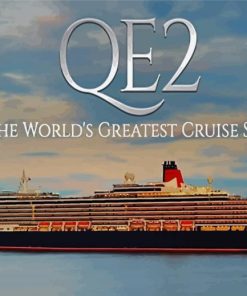 Queen Elizabeth 2 Cruise Paint By Numbers