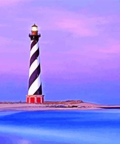 Majestic Cape Hatteras Lighthouse Paint By Numbers