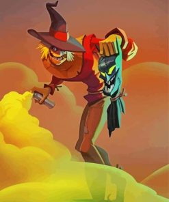 Scarecrow American Comic Paint By Numbers