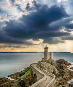 Ocean Lighthouse Landscape Paint By Numbers