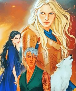 Throne Of Glass Fantasy Paint By Numbers