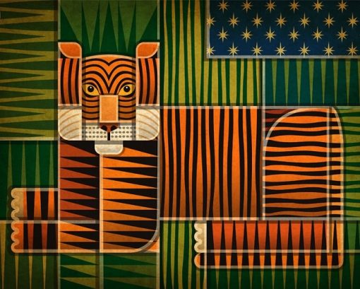 Tiger-Illusion-Animals-Paint-By-Numbers-PBN-25238