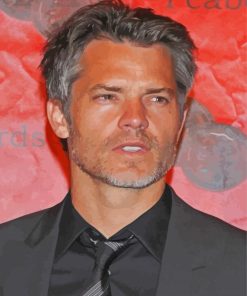 Timothy Olyphant Vibrant Paint By Numbers
