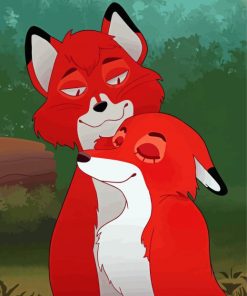 The Fox and the Hound Nostalgia Paint By Numbers