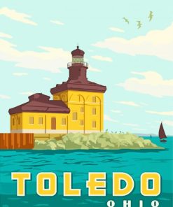 Toledo Spain Cityscape Paint By Numbers