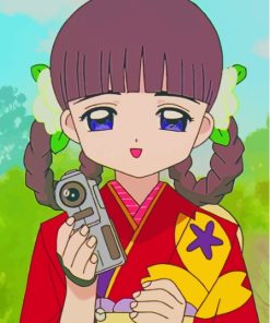 Tomoyo Daidouji Anime Art Paint By Numbers