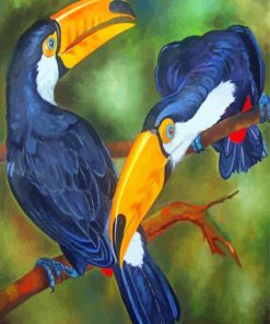 Colorful Toucan Birds Paint By Numbers