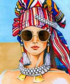 Berber Woman Style Paint By Numbers