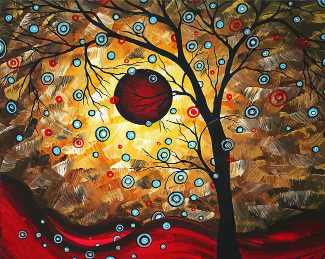 Finalizing Elegant Tree Branches Artwork