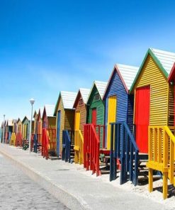 Colorful Cape Town Cityscape Paint By Numbers