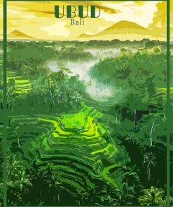 Explore Bali's Beauty Paint By Numbers