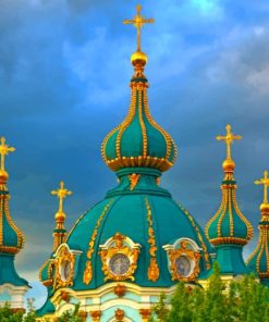 St Andrew Kyiv Architecture Paint By Numbers
