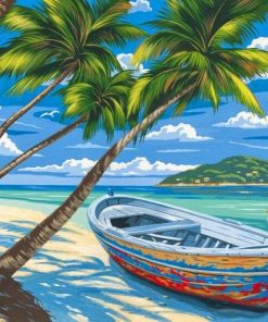 Island Landscape Nature Paint By Numbers