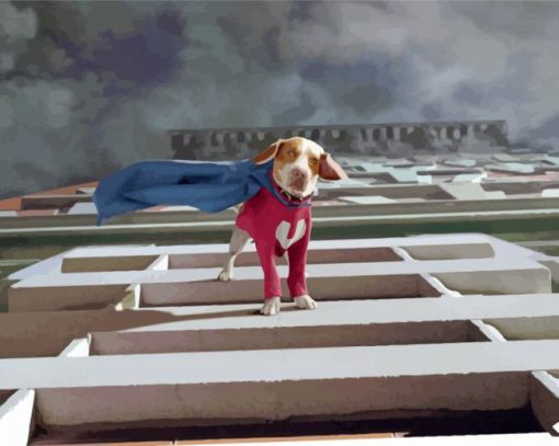 Underdog-movie-paint-by-number