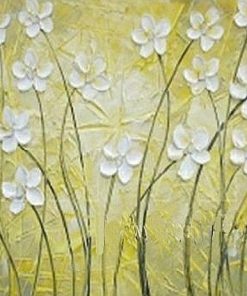 Green Flower Palette Paint By Numbers