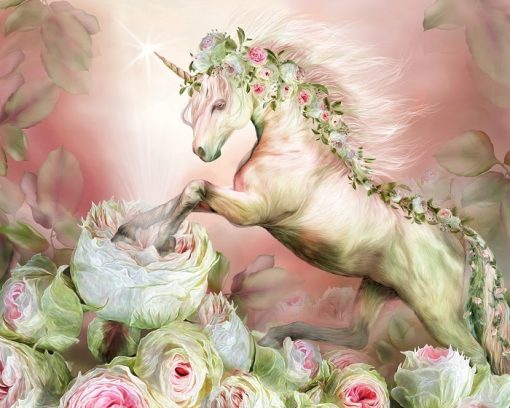 Unicorn-Rose-DIY-Animals-Paint-By-Numbers-PBN-21260