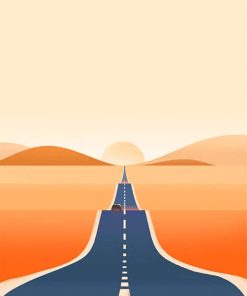 Unknown Roadscape Paint By Numbers