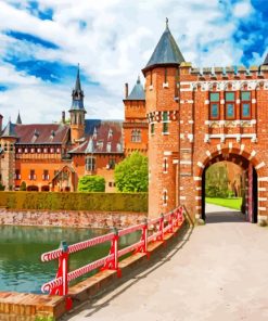 Utrecht De Haar Castle Paint By Numbers