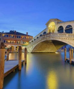 Venetian Canals Bridge Paint By Numbers