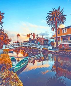 Venice Canals Scenic Paint By Numbers