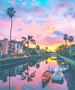 Venice Canals City Of Water Paint By Numbers