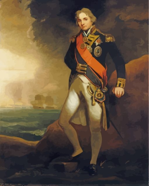 Vice-Admiral-Horatio-Nelson-paint-by-numbers