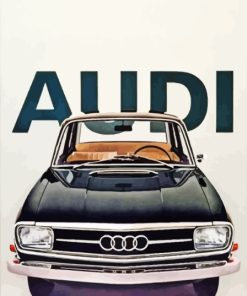 Vintage Audi 80 Classic Paint By Numbers