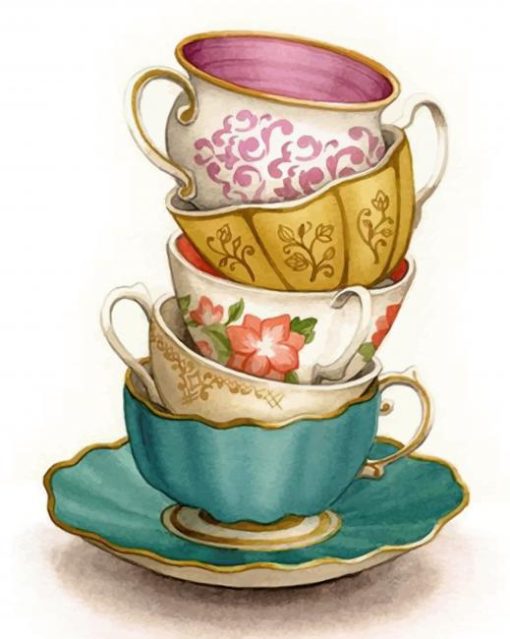 Vintage-Coffee-Cups-paint-by-number