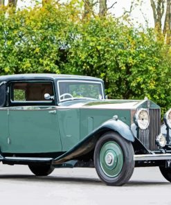 Vintage Rolls Royce Car Paint By Numbers