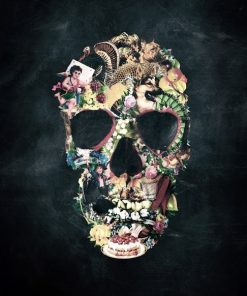 Abstract Skull Picture Paint By Numbers