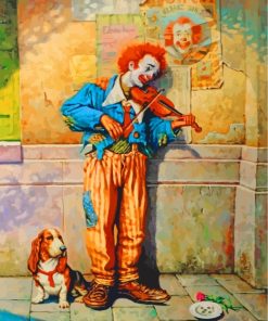 Violinist Circus Paint By Numbers
