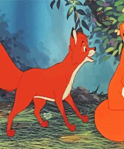 Vixey and Tod Disney Paint By Numbers