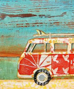 Retro VW Van Engine Paint By Numbers